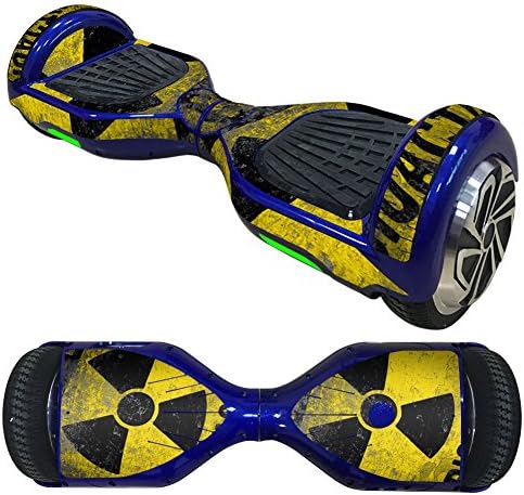 FreeSticker Protective Vinyl Skin Decal for Self Balancing Scooter Hoverboard mini hover 2 wheel x1 razor wrap cover sticker Action , Horror games and Superheroes super graphic (Meltdown Biohazard)