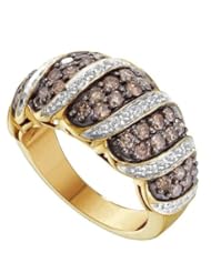 1.48ctw Brown Diamond Fashion Band 14K Yellow Gold