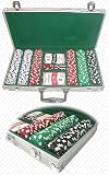 300 11.5 Gram DICE-STRIPED Chips in Aluminum Case (fls)