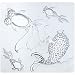 Funshowcase Crystal Goldfish Koi Fish Resin Epoxy Silicone Mold for Pendant Keychain Jewelry Crafting Projects