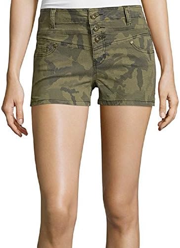 Blue Spice High-Rise Camo Shorts Juniors Size 9