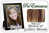 ProExtensions #4/27 Brown w/ Golden Highlights Pro Fringe Clip In Bangs Reviews