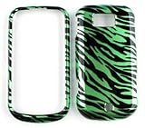 Samsung Acclaim R880 Transparent Design, Green Zebra Print Hard Case,Cover, ....