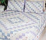 Romantic Garden Handmade Cotton Quilts Queen Size a