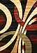 Feraghan/New City Brand New Contemporary Modern Wavy Circles Area Rug, 9' x 12', Brown/Beige