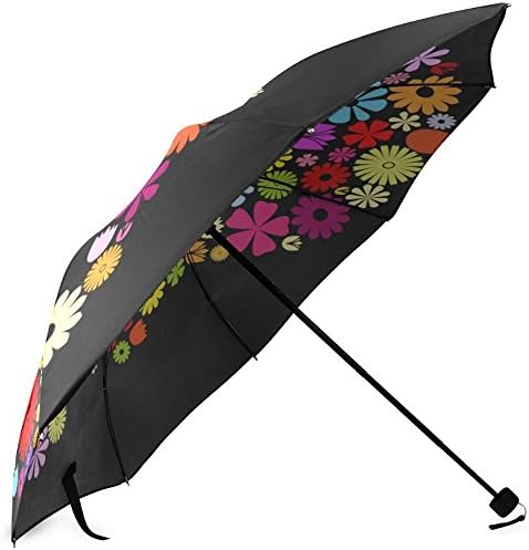 Grrl Cool Sugar Skull Print foldable Umbrella YS060532