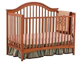 Stork Craft Ravena Fixed Side Convertible Crib, Oak