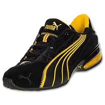 PUMA Men's Cell Jago 6 QZ Running Shoes, Black/Yellow