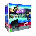 PS3 - Konsole Slim Black 320GB + Sorcery + Move-Bundle