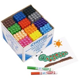 Crayola 144 Broad Line Colouring Class Pack