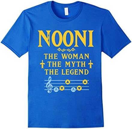 Men's NOONI The Woman The Myth The Legend Shirt - Gifts For Mom Medium Royal Blue