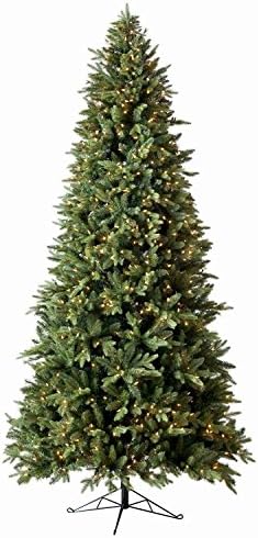 Pre-Lit w/ 900 Clear LED Lights Artificial 9' Spruce Christmas Tree w/ 4034 Tips