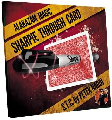 Sharpie Through Card (red) by Alakazam Magic