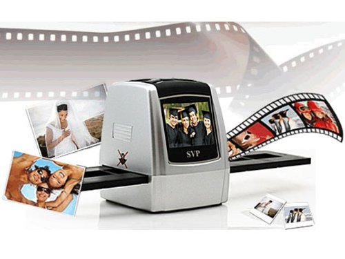 SVP FS1700 Silver Digital Film Scanner w/ 2.4 Build-in LCD ~