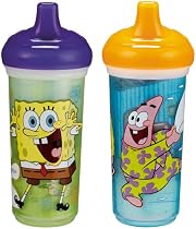 Munchkin Two SpongeBob Squarepants 9 oz Big Kid Insulated Spill-Proof Cup