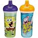 Munchkin Two SpongeBob Squarepants 9 oz Big Kid Insulated Spill-Proof Cup,Colors Vary