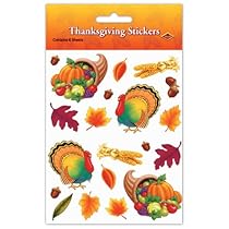 Thanksgiving Stickers   (4 Shs/Pkg)
