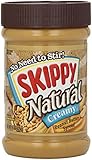 Skippy Natural Peanut Butter, Creamy, 15 Oz