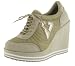 Volatile Kicks Rush Women's Wedge Sneakers Platform Shoes Mesh Beige Size 8 Volatile Kicks Rush Women's Wedge Sneakers Platform Shoes Mesh Beige Size 8