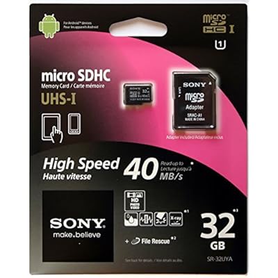 Sony 16GB UHS-I Class 10 microSDHC Memory Card (Upto 40MBPS)