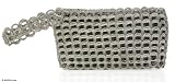 Today Deals NOVICA - Soda Pop-top Cosmetics or Wristlet Bag 039Silver Spark039 for 6995