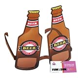 Brown Beer Bottle Sunglasses - Loftus