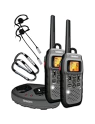 Car Audio or Theater: Uniden Submersible 50 Mile FRS/GMRS Two-Way Radios with Charging Kit - Dark Grey (GMR5089-2CKHS) - Uniden