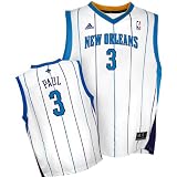 Adidas New Orleans Hornets Chris Paul Youth (Sizes 8-20) Revolution 30 Replica Home Jersey Small