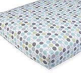 Babies R Us Moon Dot Percale Crib Sheet by Babies R Us [並行輸入品]