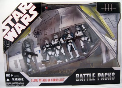 51GextBSXgL Star Wars: 30th Anniversary Collection Battle Packs   Clone Attack On Coruscant