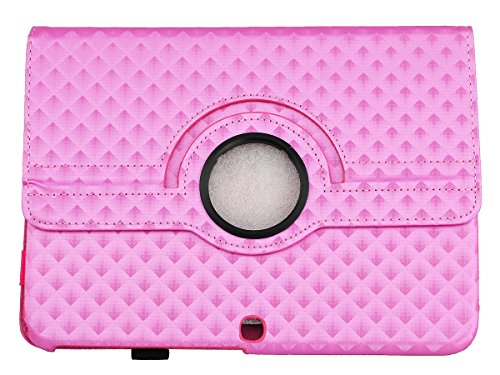 SYC® 360 Degree Rotating iPad 2/3/4/5 Case, iPad Mini Case, Galaxy TAB 3 7/8/10 Inch Case, Fashion Design DIAMOND PATTERN Unique Case: Folio Convertible Cover Multi-angle Vertical and Horizontal Stand with Smart On/Off for the Apple iPad 2/3/4/5, iPad Mini, Galaxy TAB3 7/8/10 Inch, 2014 Luxury Tablet 360 Rotation Stand Cover Case for iPad 2/3/4/5, iPad Mini, Galaxy TAB3 7/8/10 Inch (Galaxy TAB 3 10" P5200/P5210, #008000)