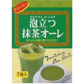 Ujinotsuyu Awadatsu Green Tea Powder Matcha Au Lait Tea - 7 Packets - 3.2 Oz