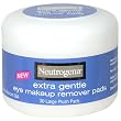 Neutrogena Eye Makeup Remover Large Plush Pads, Extra Gentle, 30 Count (Pack of 2)