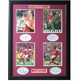 Signed Arsenal Legends Display Framed