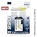 AccuPower AccuLoop 9 Volt Akku Block NiMH Ready to use AL220-2