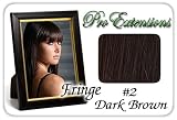 ProExtensions #2 Dark Brown Pro Fringe Clip In Bangs Reviews