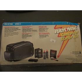 Click here to buy Rayovac Camcorder Starter Kit RV-K150 VHS-C and Mini DV Camcorders and 8MM Camcorders. Kit... by Rayovac.