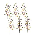 Glitter Egg Stems - set of 6