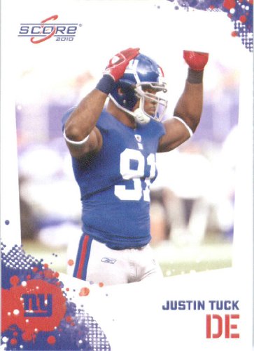 2010 Score #194 Justin Tuck - New York Giants (Football Cards)