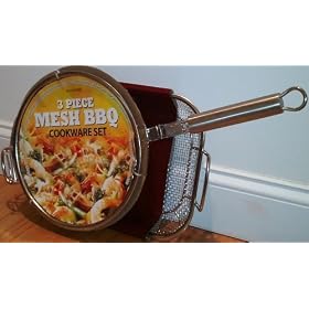 3 Piece Mesh BBQ Cookware Set by Mesh BBQ Cookware