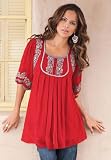 Denim 24/7 Plus Size Mirielle Embellished Tunic