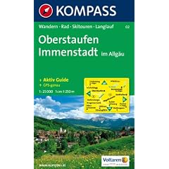 Oberstaufen, Immenstadt im Allg�u: Wander-, Radtouren-, Skitouren- und Langlaufkarte. GPS-genau. 1:25.000