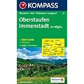 Oberstaufen, Immenstadt im Allg�u: Wander-, Radtouren-, Skitouren- und Langlaufkarte. GPS-genau. 1:25.000