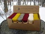 LEGENDS Seasons Peanut-Shaped Face Brush 12pc Display