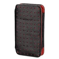 Hama Handy-Fenstertasche "Wallet" f�r iPhone, Schwarz/Orange