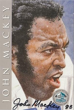 John Mackey Colts Autographed/Hand Signed Ron Mix Hof Card