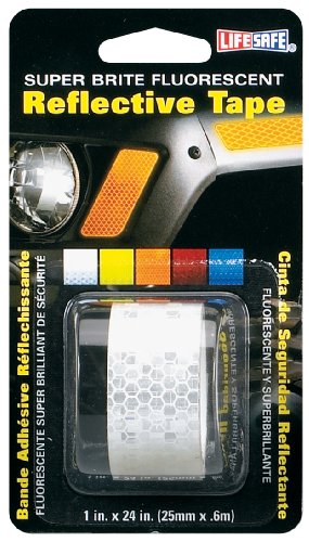 Incom RE182 1-Inch by 24-Inch Super Brite Fluorescent Reflective Tape, Silver On Sale