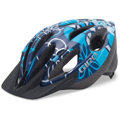 Giro Jungen Fahrradhelm Flurry, dark blue/turquoise elements, 50-57 cm, 200057002