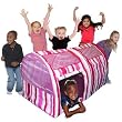 BED TENT-PINK STRIPED TENT