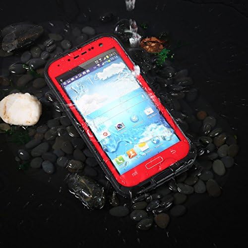 Redpepper Waterproof Shock Snow Rain Proof Hard Case for Samsung Galaxy S4 Color Red